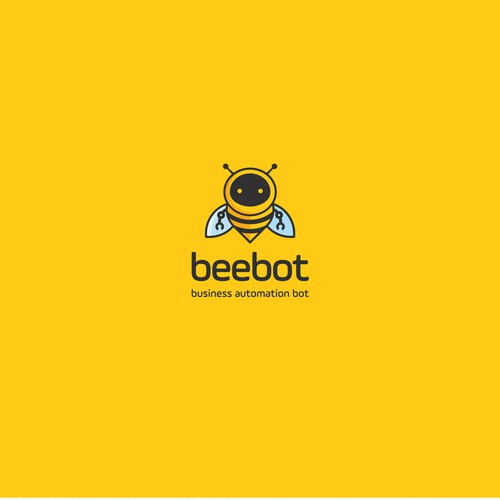 Bee mascot logo