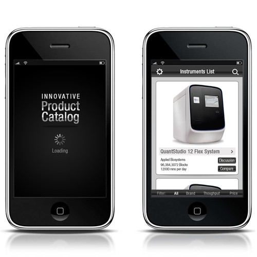 Innovative iPhone/iPad product catalog design