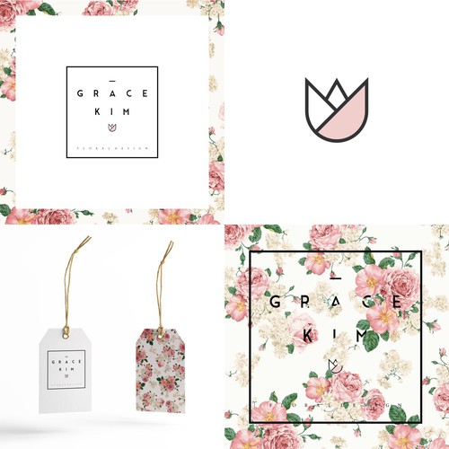 Flower Logo for Floral Designer