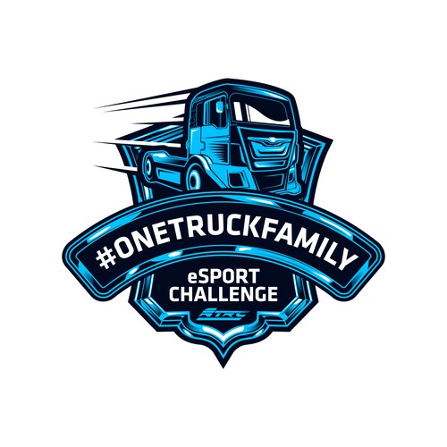 #ONETRUCKFAMILY eSports Challenge Logo