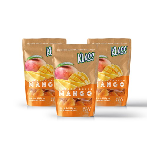 Simple Packaging for Dried Fruit Snack