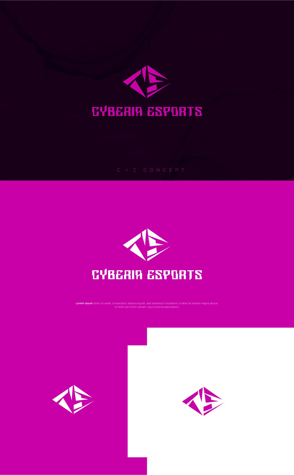 Cyberia Esports logo design