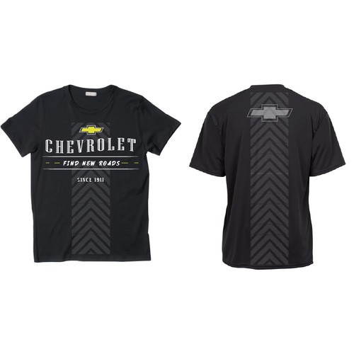 Create a simple, stylish CHEVROLET MENS TSHIRT design