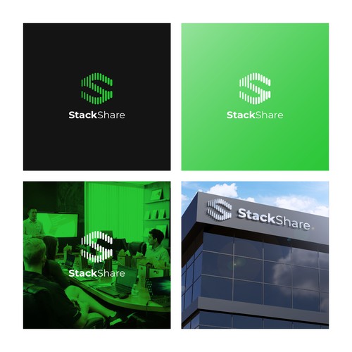 modern concept logo for stackshare