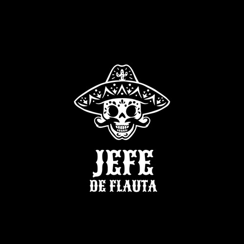 Skull with sombrero