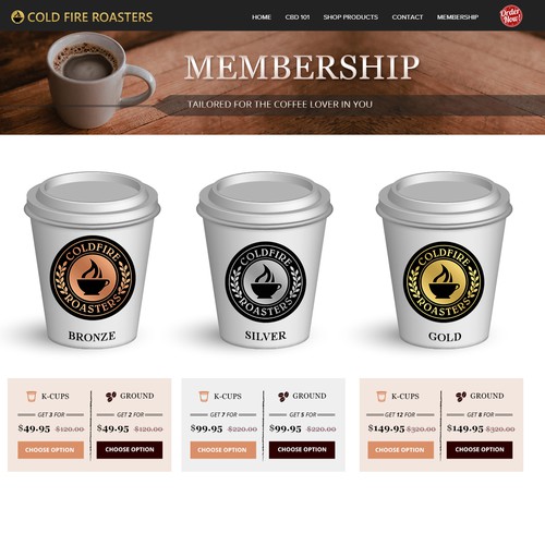 Coffee Subscription Plans Graphic Design