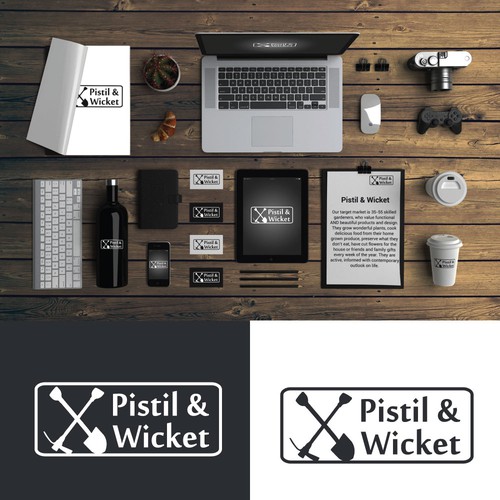 Bold Logo For Pistil and Wicket