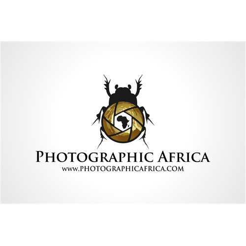 Create a vintage logo for a african photographic blog