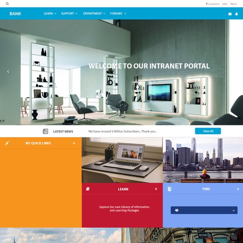 Build a contemporary Intranet Portal