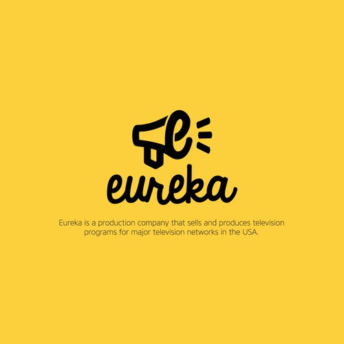 Playful logo for media TV company