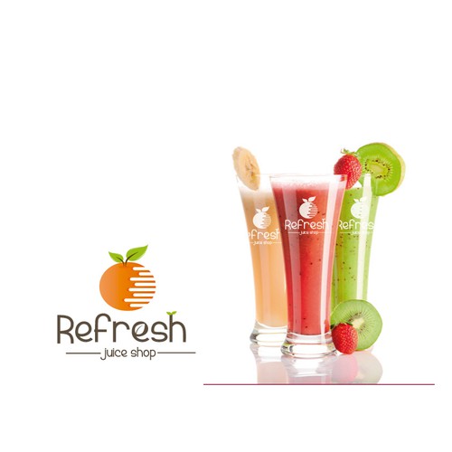 Create a logo for a Juice shop which will lead to 1 - 1 project for the packing and Menu