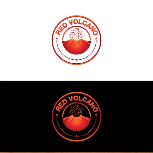 New logo and business card wanted for Red Volcano
