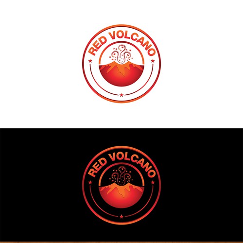 New logo and business card wanted for Red Volcano