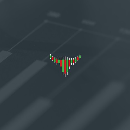 Stock trading logo design.