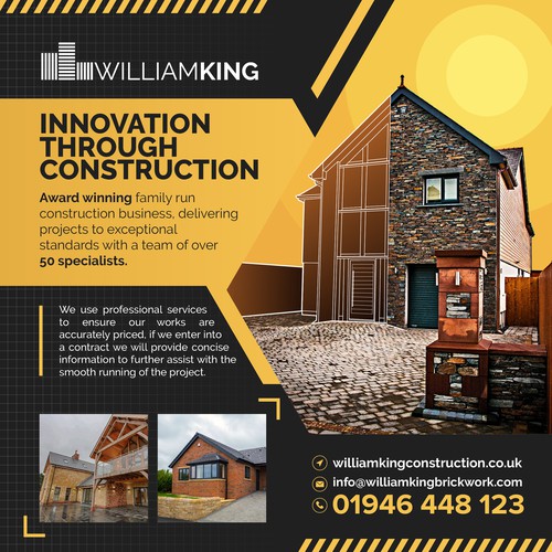 Social Media Ad for William King Construction