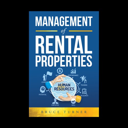 Ebook Cover Design for Management of Rental Properties - Human Resources