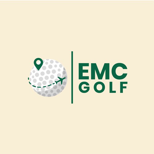 Fun logo for golf tourism