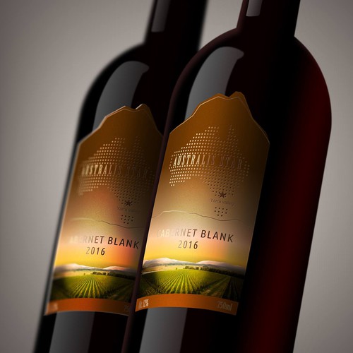 Wine label design