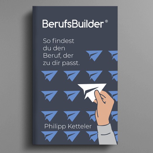 Book cover design for book "Berufsbuilder"