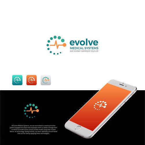 Logo for mobile apps that empower people take care of their health