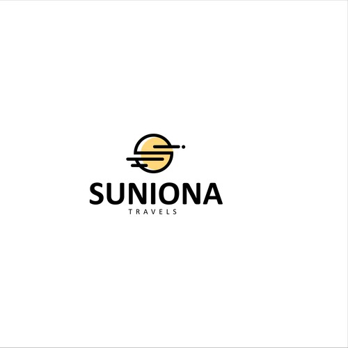 simple logo travel S Initial