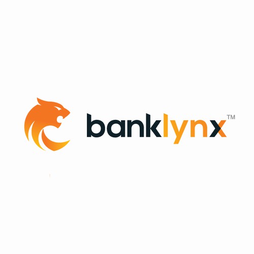 Logo designed for BankLynx, a software service that joins businesses with online banking platforms.
