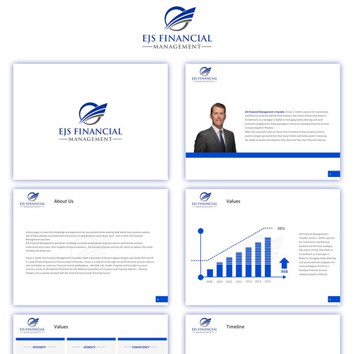 powerpoint design for financial company