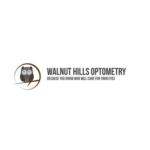 Concept logo for Walnut hills Optometry