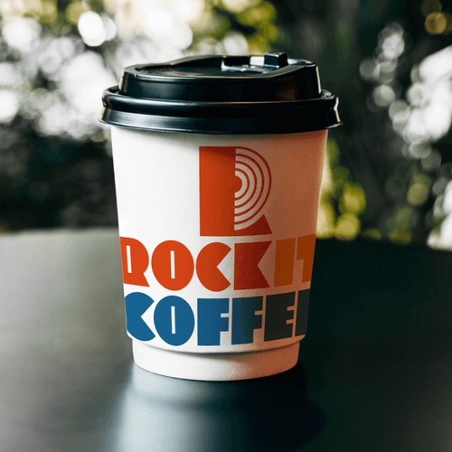 Retro coffee shop logo