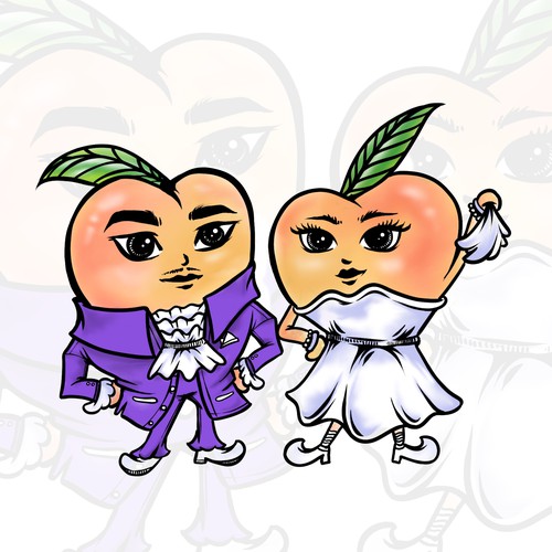 Peach mascot