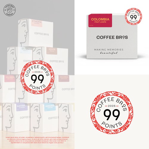 Badge Design for Coffee Brand