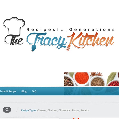 Create a logo for a family recipe website