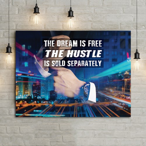 Stunning Unique Poster Design for Use on Canvas Art