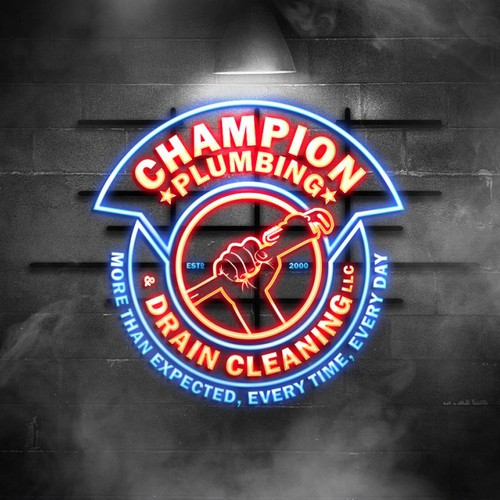 Turn our existing logo into a neon sign, or neon look to it.