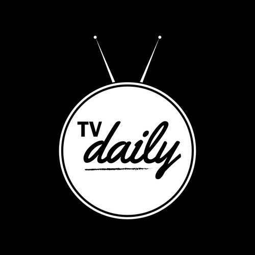 Create a simple logo for TV Daily - TV and film news site