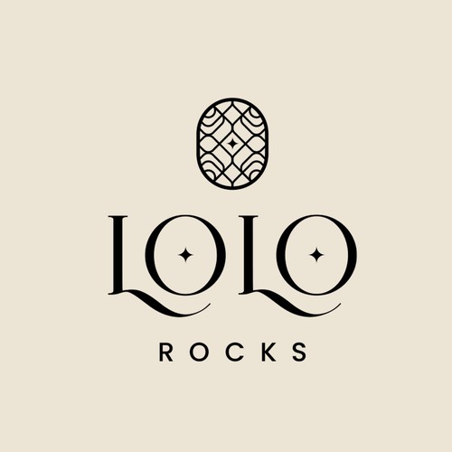 Elegant logo design for a brand that sells minerals, crystals, gems and stones in general for collectors, home decor or jewelry