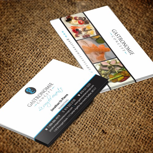 business card for Gastronomie Concept