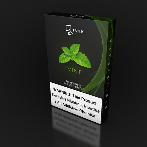 Tusk flavored nicotine pods