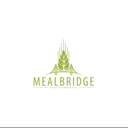 Create an eye-catching logo for Mealbridge, a non-profit organization working to end hunger!