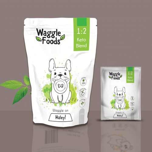 Waggle Foods Pouch Packaging 2