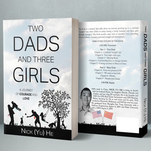 Cover design for Two Dads