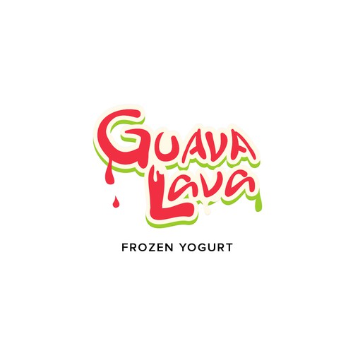 Logo for a frozen yogurt company
