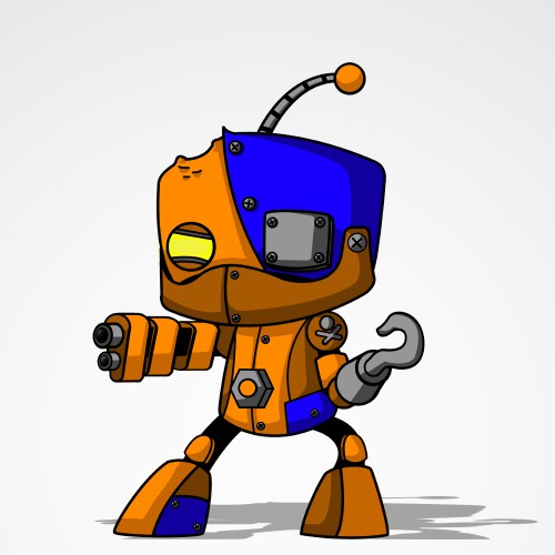 Mascot and Logo design for Stunt Bot, Entertainment Studio