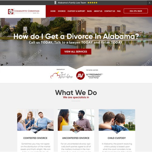 Redesign website for law firm
