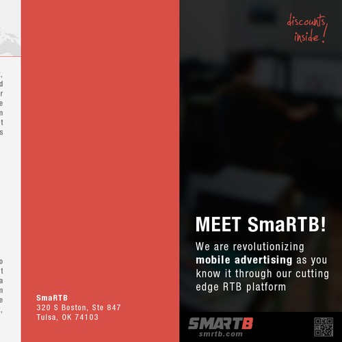 Brochure for mobile tech company