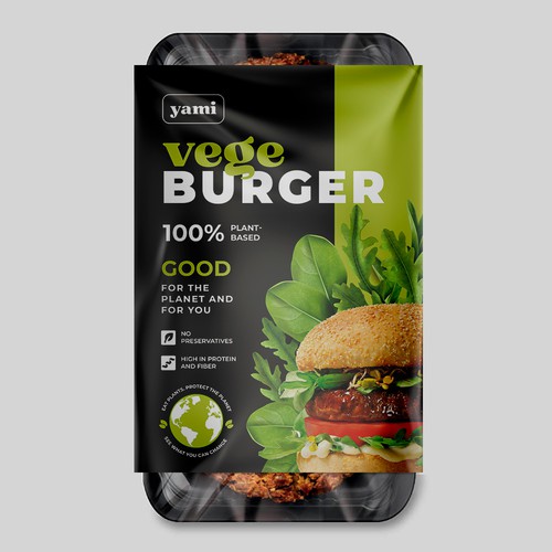 Vege food packaging design