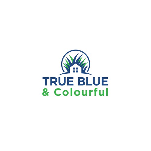 True Blue & Colorful Logo