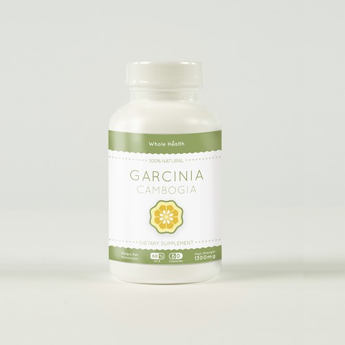 Garcinia Cambogia - Bottle Label