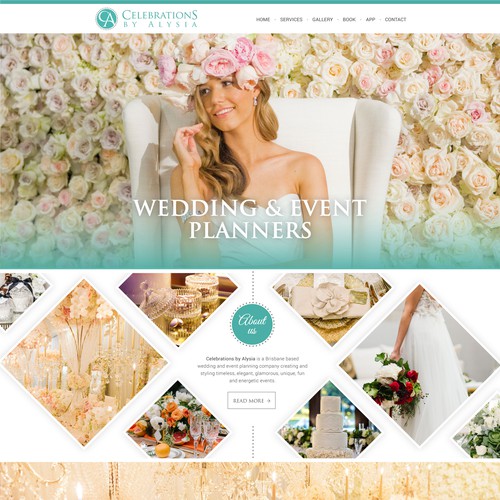 Wedding planner landing page