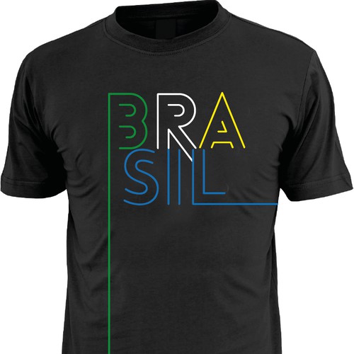 Create A Creative T-shirt Using The Theme BRASIL!